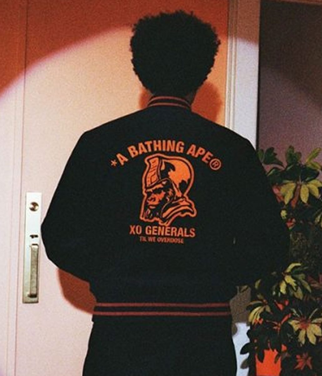  The Weeknd Varsity Bape A Bathing Ape XO Generals Jacket